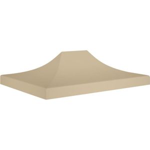 vidaXL - Partytentdak - 270 - g/m² - 4,5x3 - m - beige