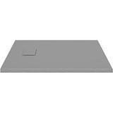 vidaXL Duschwanne SMC Grau 90x80 cm