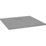 vidaXL Duschwanne SMC Grau 90x80 cm