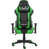 vidaXL-Gamestoel-draaibaar-PVC-groen