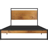 vidaXL - Bedframe - metaal - 90x200 - cm