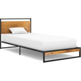 vidaXL - Bedframe - metaal - 90x200 - cm
