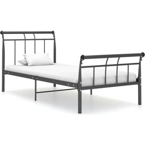 Bettgestell Schwarz Metall 90x200 cm vidaXL