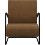 VidaXL Fauteuil Stof Bruin