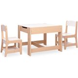 VidaXL Kindertafel en 2 Stoelen van MDF