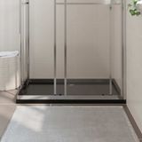 Vidaxl - Duschtasse abs Rechteckig Schwarz 80x110 cm 705365