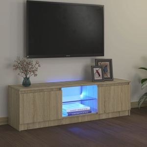 Vidaxl - TV-Schrank mit LED-Leuchten Sonoma-Eiche 120x30x35,5 cm