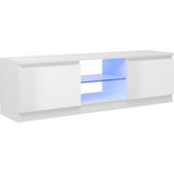 VidaXL-Tv-meubel-met-LED-verlichting-120x30x35,5-cm-hoogglans-wit