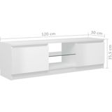 VidaXL-Tv-meubel-met-LED-verlichting-120x30x35,5-cm-hoogglans-wit