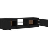 vidaXL-Tv-meubel-met-LED-verlichting-140x40x35,5-cm-zwart