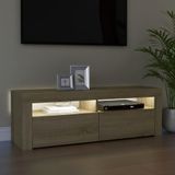 vidaXL-Tv-meubel-met-LED-verlichting-120x35x40-cm-sonoma-eikenkleurig