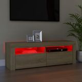 vidaXL-Tv-meubel-met-LED-verlichting-120x35x40-cm-sonoma-eikenkleurig