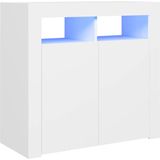 vidaXL-Dressoir-met-LED-verlichting-80x35x75-cm-wit