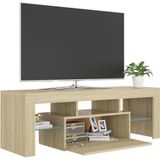 vidaXL-Tv-meubel-met-LED-verlichting-120x35x40cm-sonoma-eikenkleurig