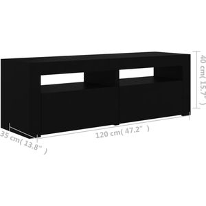 vidaXL-Tv-meubel-met-LED-verlichting-120x35x40-cm-zwart