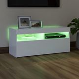 VidaXL-Tv-meubel-met-LED-verlichting-90x35x40-cm-wit