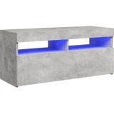 vidaXL-Tv-meubel-met-LED-verlichting-90x35x40-cm-betongrijs