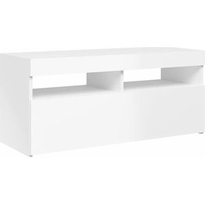 TV-Meubel Lopez 240cm Wit Mango | Zen Lifestyle