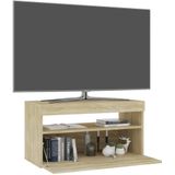 vidaXL-Tv-meubel-met-LED-verlichting-75x35x40-cm-sonoma-eikenkleurig