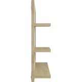 vidaXL Badspiegel Sonoma-Eiche 60x10,5x45 cm Holzwerkstoff