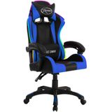 vidaXL-Racestoel-met-RGB-LED-verlichting-kunstleer-blauw-en-zwart