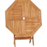 5-tlg. Garten-Essgruppe Massivholz Teak Vidaxl