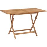 vidaXL 5-tlg. Garten-Essgruppe Massivholz Teak