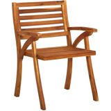 Garten-Essstühle mit Kissen 3 Stk. Massivholz Akazie vidaXL
