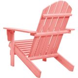 Adirondack tuinstoel massief dennenhout vidaXL: Kleur - Roze - 315877XL