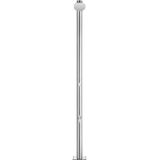 vidaXL Gartendusche 215 cm Edelstahl