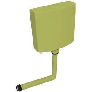 vidaXL Spülkasten Wasserzulauf Unten 3/6 L Olivgrün