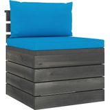 VidaXL Loungeset 5-delig met Kussens - Pallet Massief Grenenhout