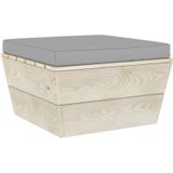 Garten-Paletten-Hocker mit Kissen Imprägniertes Fichtenholz vidaXL
