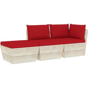 vidaXL-3-delige-Loungeset-met-kussens-pallet-vurenhout