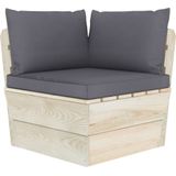 VidaXL Loungeset 5-delig met Kussens - Pallet Vurenhout