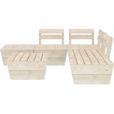 vidaXL 6-delige Loungeset pallet geïmpregneerd vurenhout