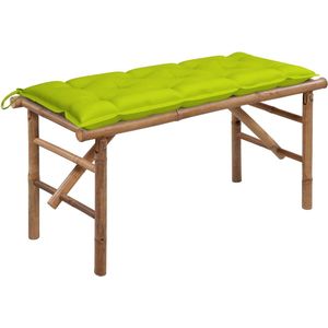 vidaXL-Tuinbank-inklapbaar-met-kussen-118-cm-bamboe