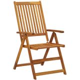 Vidaxl - Klappbare Gartenstühle 3 Stk. mit Auflagen Massivholz Akazie