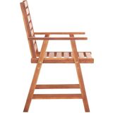 VidaXL Tuinstoelen 2 st met Kussens - Massief Acaciahout