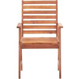 VidaXL Tuinstoelen 3 st met Kussens - Massief Acaciahout
