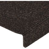 vidaXL Trapmatten Donkerbruin Polypropyleen 15 Stuks