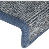 Trapmatten - Paars Blauw - 100% Genaaldvilte Stof - 15 Stuks