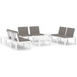 vidaXL-6-delige-Loungeset-met-kussens-kunststof-wit