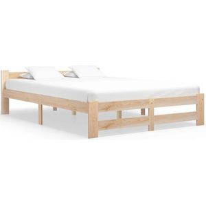 VidaXL Bedframe Massief Grenenhout 120x200 cm