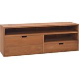 VidaXL Tv-meubel 110x30x40 cm - Massief Teakhout