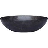vidaXL - Gootsteen - 53x40x15 - cm - marmer - zwart