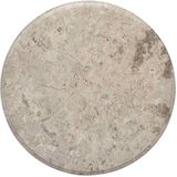 vidaXL - Tafelblad - Ø50 cm - Marmer - Grijs