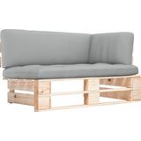 Outdoor-Ecksofa Paletten Kiefernholz Imprägniert vidaXL