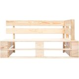 vidaXL - Tuinhoekbank - pallet - geïmpregneerd - grenenhout
