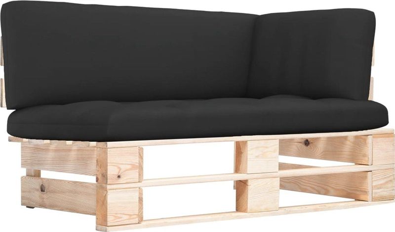 vidaXL - Tuinhoekbank - pallet - geïmpregneerd - grenenhout